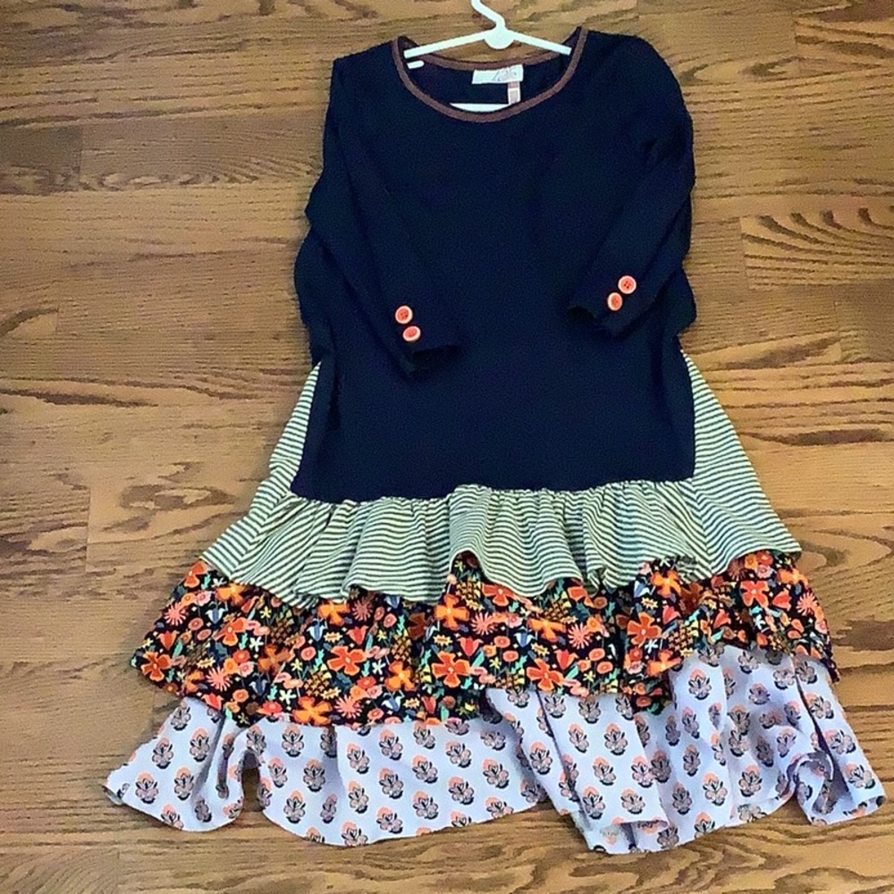 Matilda Jane 435 Tiered Ruffle Dress Sz 10